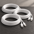 3-Pack USB-C to Lightning Cable – 10 ft